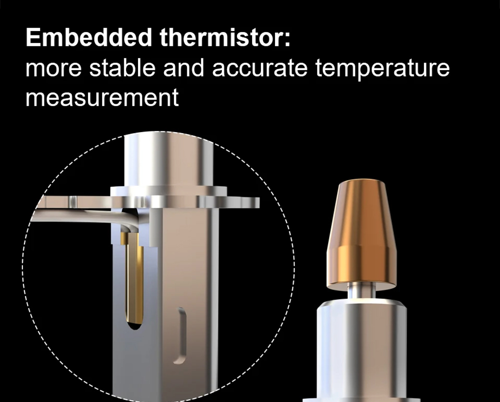 Trianglelab Rapido ACE HF Hotend - 104NT-4 Thermistor, Compatible with Dragon/Rapido, V6 Adapter