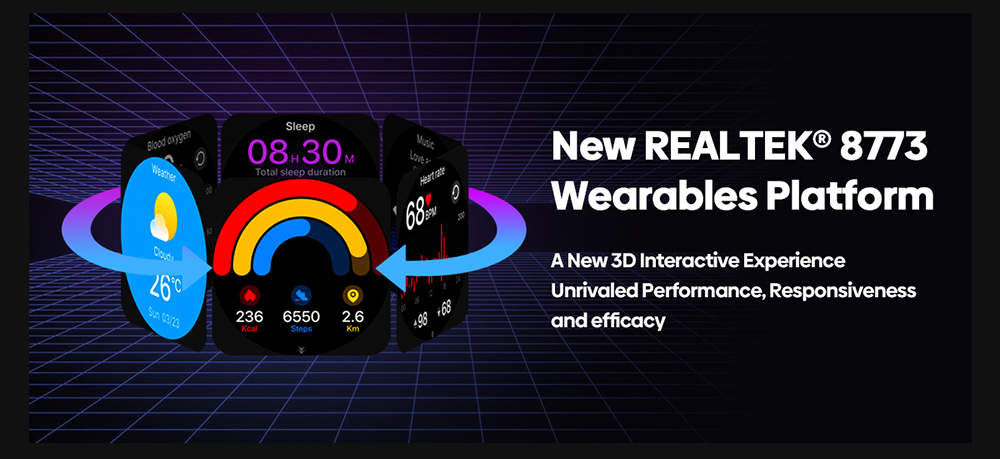 Zeblaze Ares 3 Plus Smartwatch, 1.43" HD AMOLED Screen, 100+ Workout Modes, Heart Rate Blood Oxygen Sleep Monitoring - Red