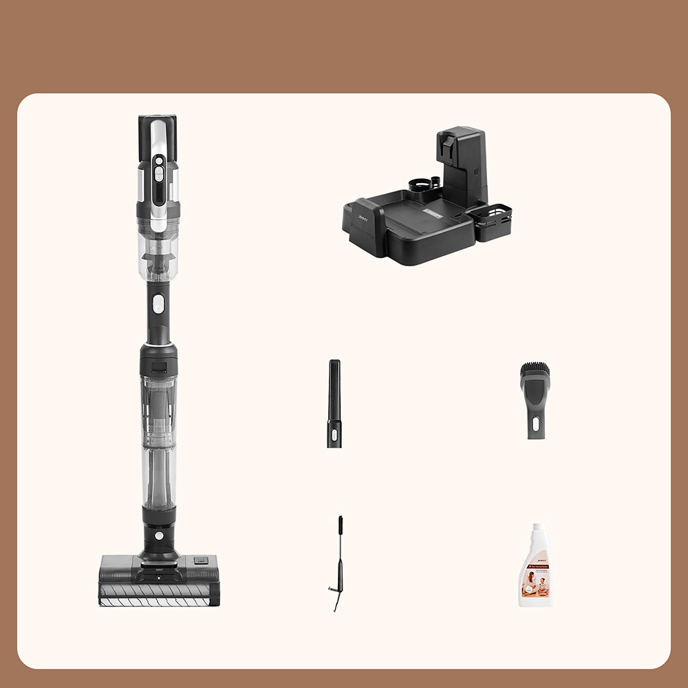 JIMMY PW11 All-in-one Cordless Vacuum & Washer, 400W Strong Power, Single Brush Roll, Hot Air Fast Dry, LED Screen, IPX8 Waterproof Brushless Motor, 180&deg; Lay Flat Design, For Hard Floors, Pet Hair