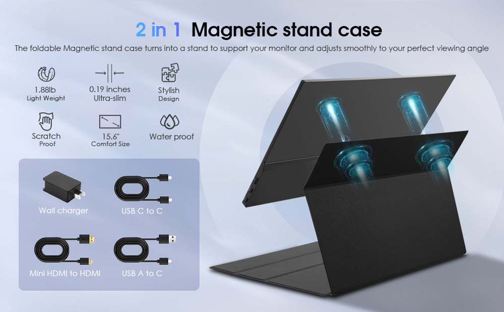GXMO G156F Portable Monitor 15.6in IPS Screen 1920*1080 HDR