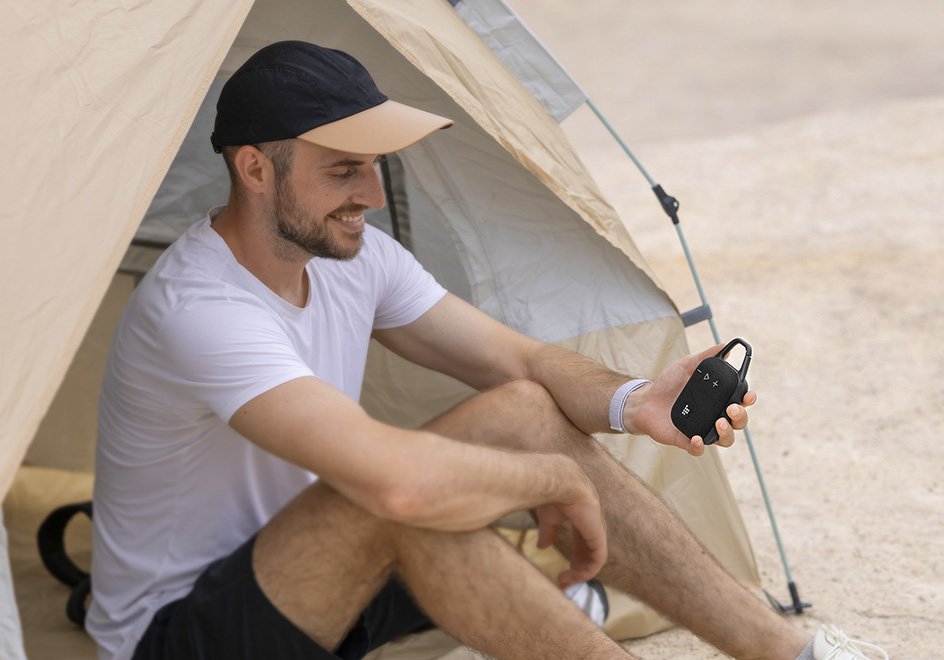 Tronsmart Mirtune H1 8W IPX7 Prenosný Bluetooth reproduktor - modrý