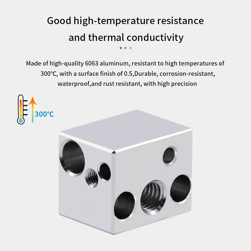 Creativity Heatblock Kit, for Elegoo Neptune 4 3D Printer