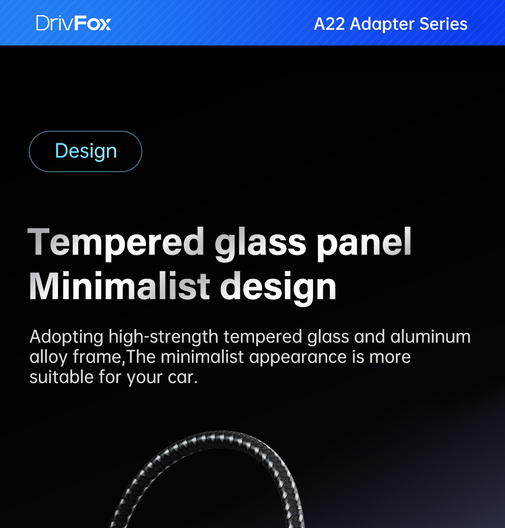 DriFox A22 Wired to Wireless Carplay Adapter, Plug & Play, Auto-Connect, 5.8GHz Fast Data Transmission, Voice Assistant