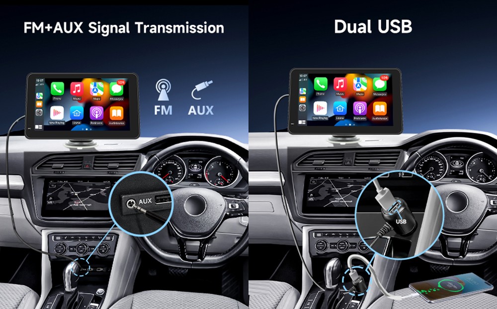 SD7293A 7インチ HD CarPlay スクリーン