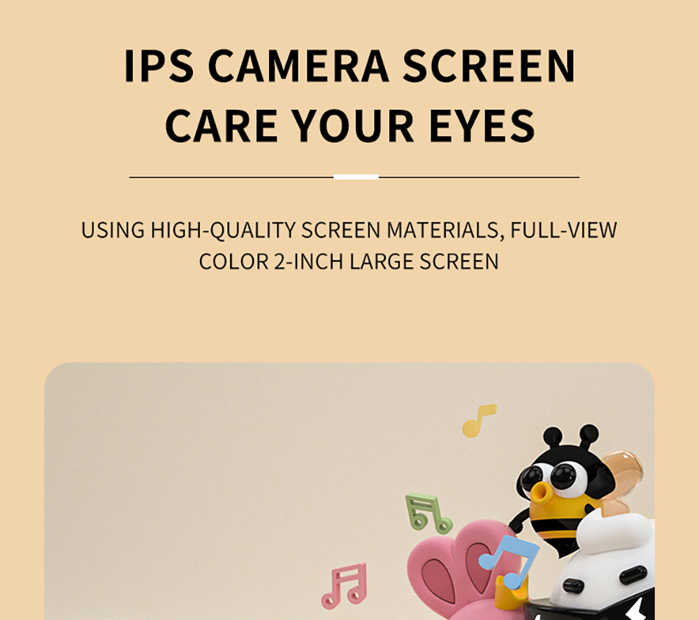 WOWKIDS K27 Kids Instant Print Camera, 48MP Front & Rear Dual Cameras, 1080P Resolution, 4 Filters, 32GB TF Card, 1400mAh Battery - Yellow