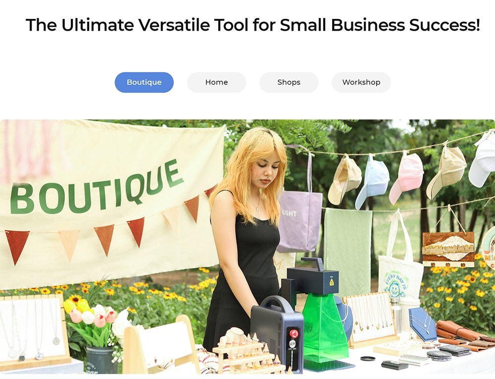 Gweike Cloud G2 PRO 30W Fiber Laser Marking Machine, Dual Red Light, 15000mm/s Speed, 0.001mm Accuracy, 150x150mm, 3mm Max. Depth on Metal, 90+ Colorful Engravings, GWEIKE Glaser/ LightBurn, Supports Rotary Roller, Electric Lift