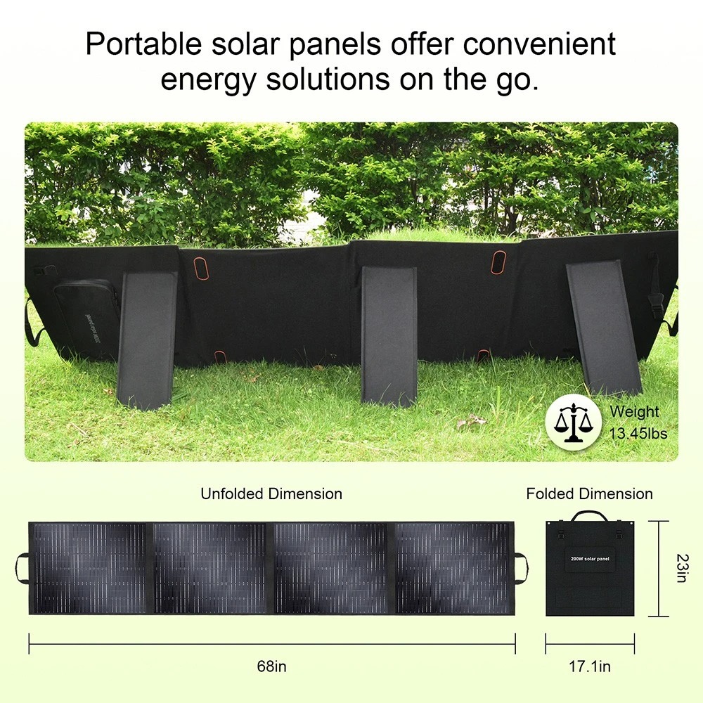 SolarPlay Q2501 Tragbare Powerstation + SolarPlay T200 Solarmodul, 2400 W/2160 WH LiFePO4-Akku, 12 Ausgangsanschl&uuml;sse, vollst&auml;ndig aufgeladen in 1,5 Stunden, 4 Lademethoden