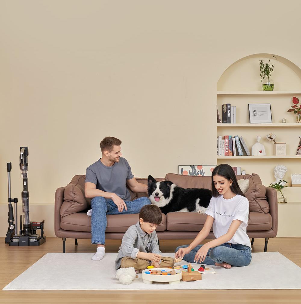 JIMMY PW11 Pro Max 5-in-1 kabelloser Staubsauger und Waschmaschine, 460 W Leistung, doppelte Reinigung mit zwei B&uuml;rstenrollen, schnelles Trocknen mit Hei&szlig;luft, LED-Display, 180&deg; flaches Design, Silber-Schwarz - EU-Stecker