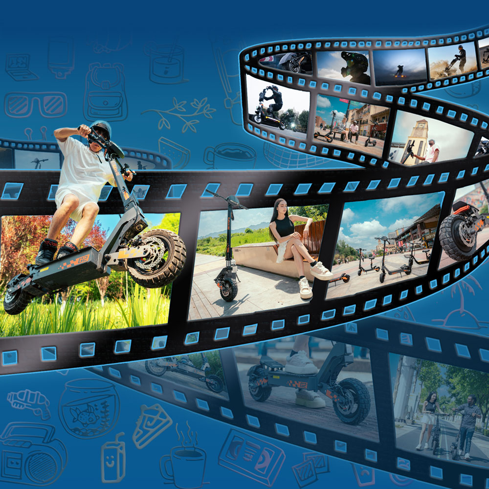 Kukirin G2 Faltbarer E-Scooter, 800W Motor, 48V 15Ah Akku, 10 Zoll Reifen, 45 km/h Höchstgeschwindigkeit, 55 km Reichweite, Touchscreen-Display, Scheibenbremsen vorne und hinten