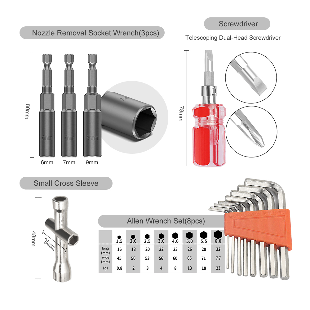 73Pcs Mintion 3D Printer Accessories Kit, with Mouth Cleaning Kit, Deburring Tools, Removal Tools, Tweezers, Pliers, and Much More