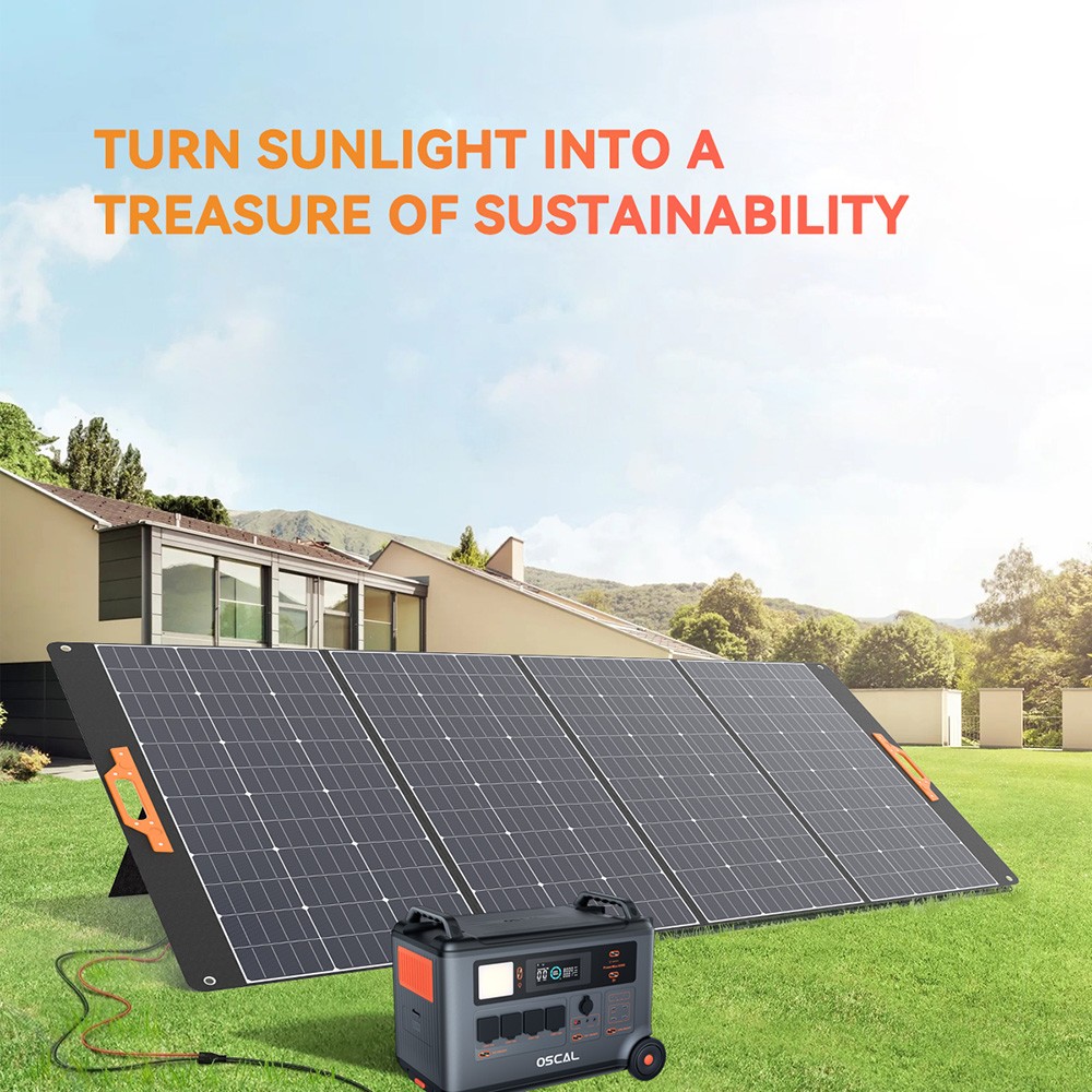 Blackview Oscal PowerMax 3600 Rugged Power Station + Blackview Oscal PM400 400W Foldable Solar Panel