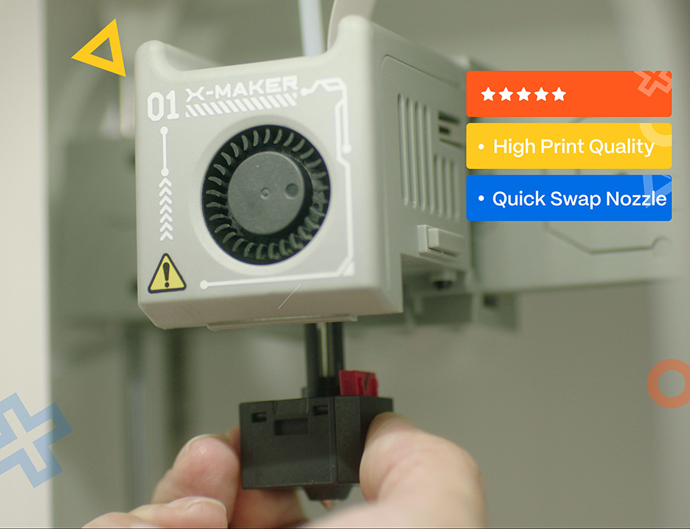 AOSEED X-MAKER JOY 3D Printer for Kids, AI Voice Interaction, Smart App Control, Time-lapse Video, Mini Program