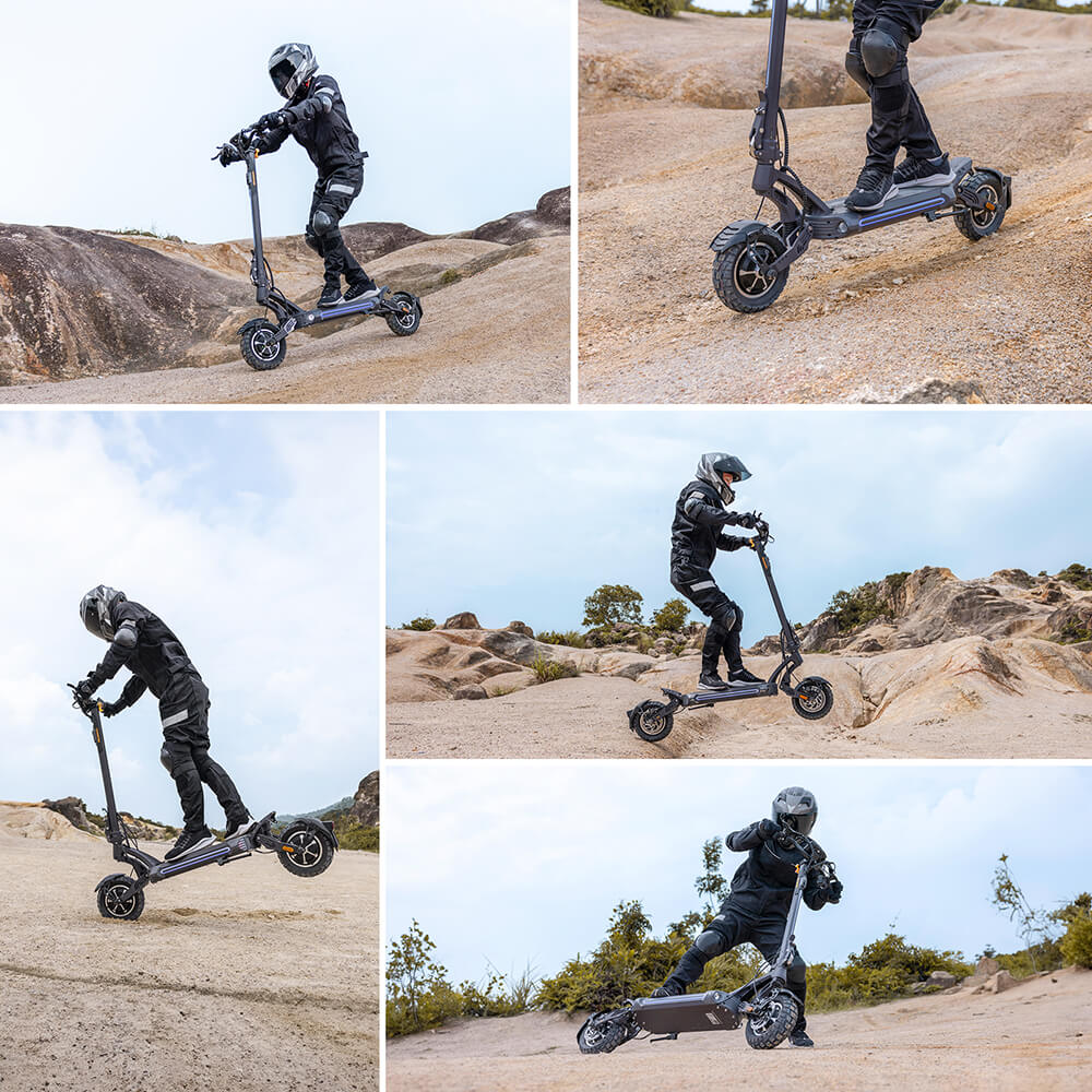 Ausom Gallop SR1 Electric Scooter 52V 20.8Ah with NFC Lock, Dual 1000W Motors, 41mph Max Speed, 54-Mile Range, E-ABS & Hydraulic Disc Brakes