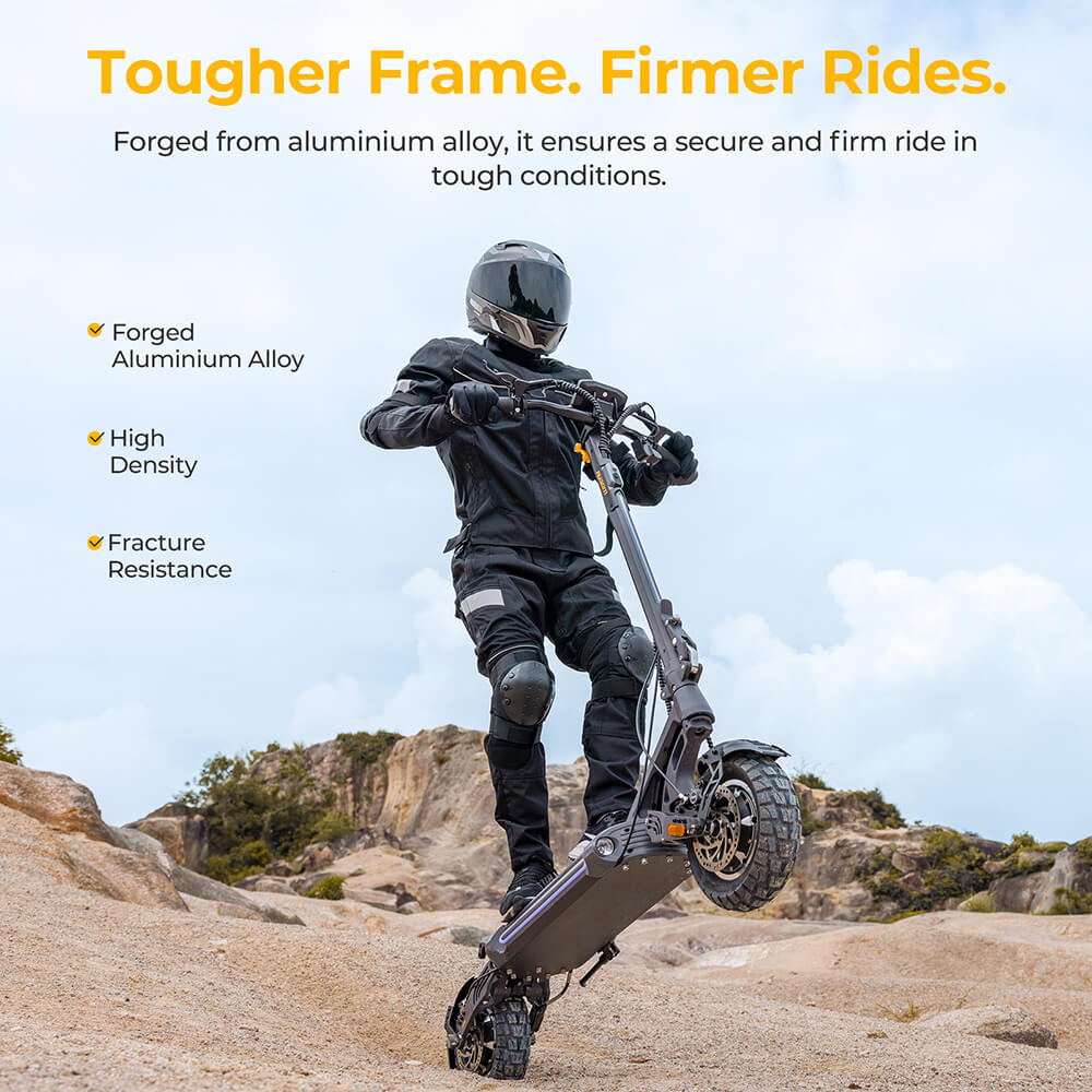 Ausom Gallop SR1 Electric Scooter 52V 20.8Ah with NFC Lock, Dual 1000W Motors, 41mph Max Speed, 54-Mile Range, E-ABS & Hydraulic Disc Brakes