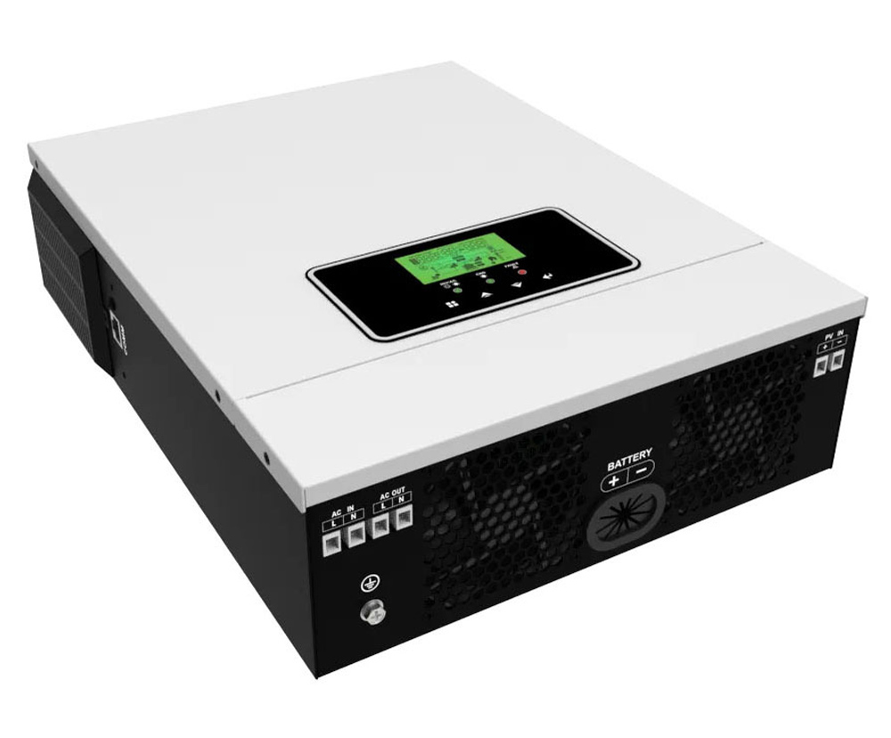 DAXTROMN POWER 3000W 3.2KVA Solar Inverter, Built-in 80A MPPT Solar Controller, 24V 230VAC 50/60HZ Hybrid System, 400VDC Input, with WiFi