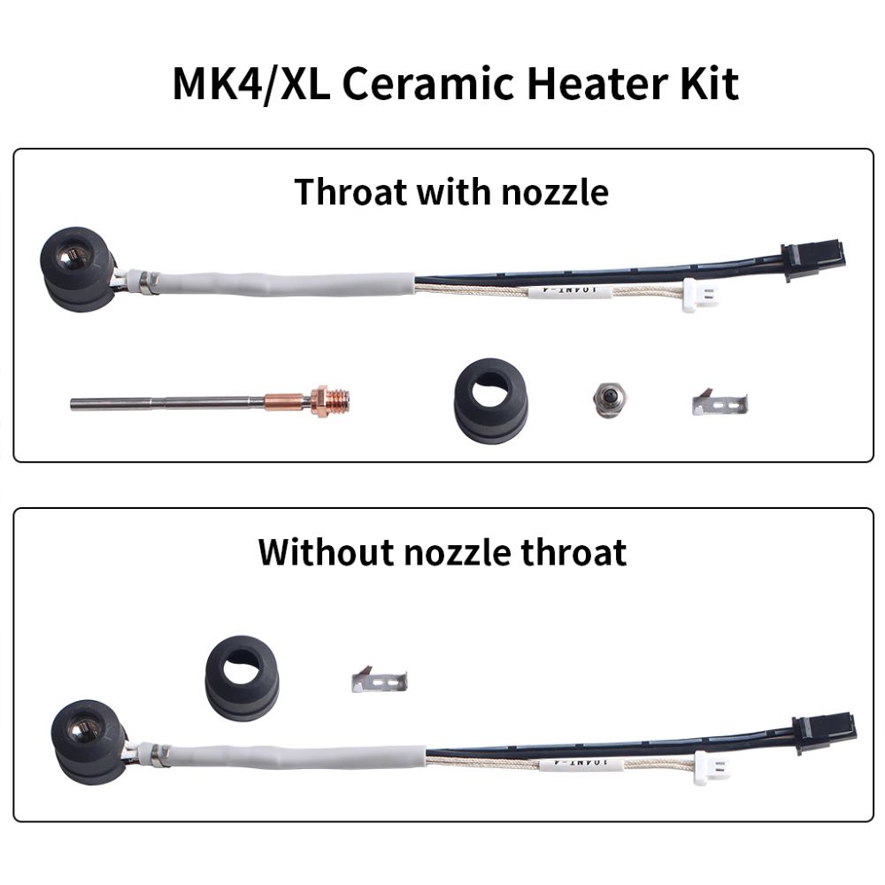 FYSETC Ceramic Heating Core with Throat Kit for Prusa MK4/XL 3D Printer