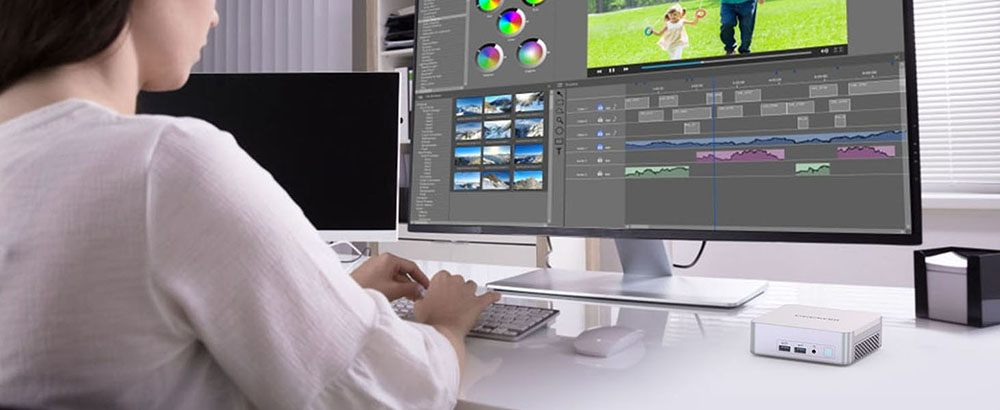 GEEKOM XT13 Pro Mini PC, Intel Core i9-13900H 14 Core Max 5.4GHz, 32GB RAM 2TB SSD, 2*USB 4 (8K)+2*HDMI 2.0 (4K) 4 Screens Display,WiFi 6E Bluetooth 5.2, 3*USB 3.2 1*USB 2.0 1*RJ45 1*3.5mm Audio Jack