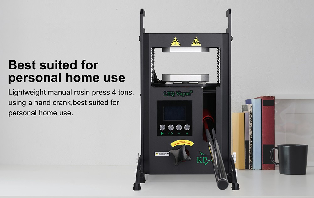 LTQ VAPOR KP-402 Heat Press Machine, Dual Heating Plates, 4 Ton Pressure Starter, Adjustable Temperature