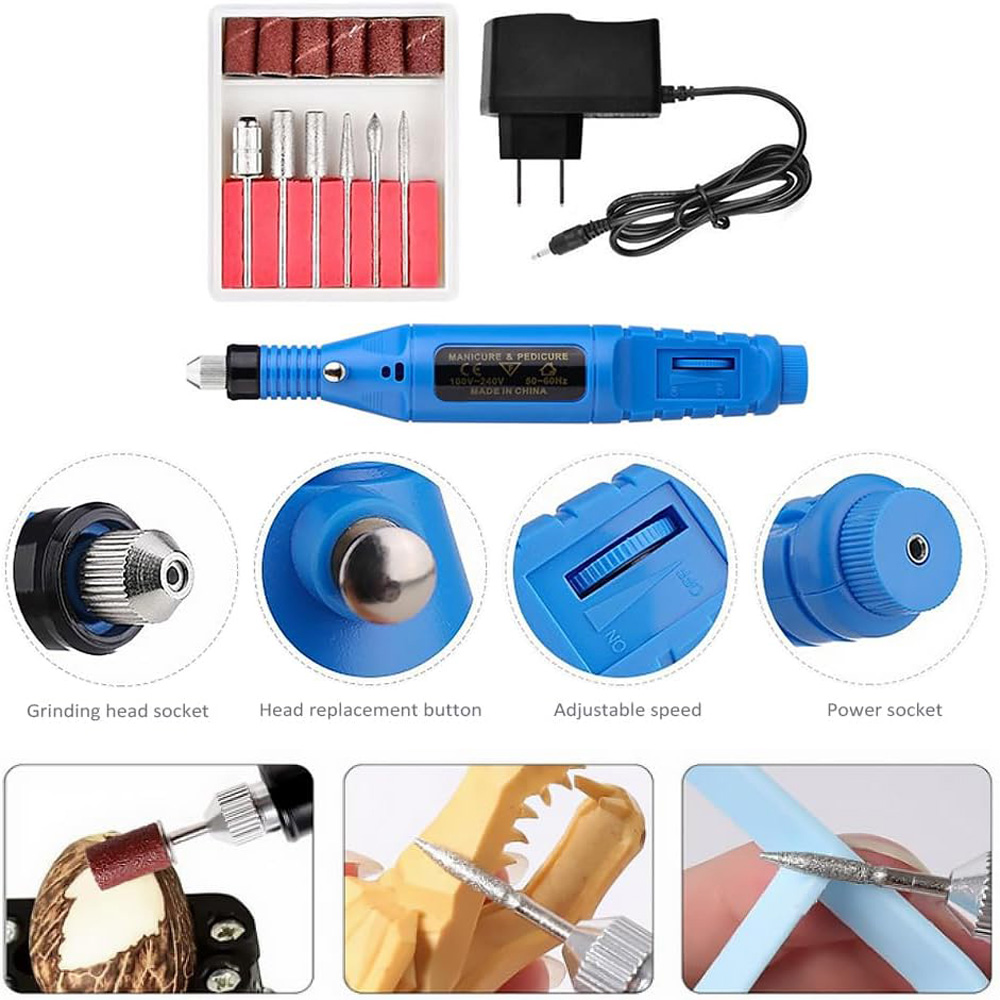 Mintion többcélú, professzionális minőségű 3D nyomtató tartozékkészlet, 3D nyomtatástisztító és -eltávolító készlet és elektromos polírozógép, finírozó és nyomtatóeszköz, szerszámosládával együtt