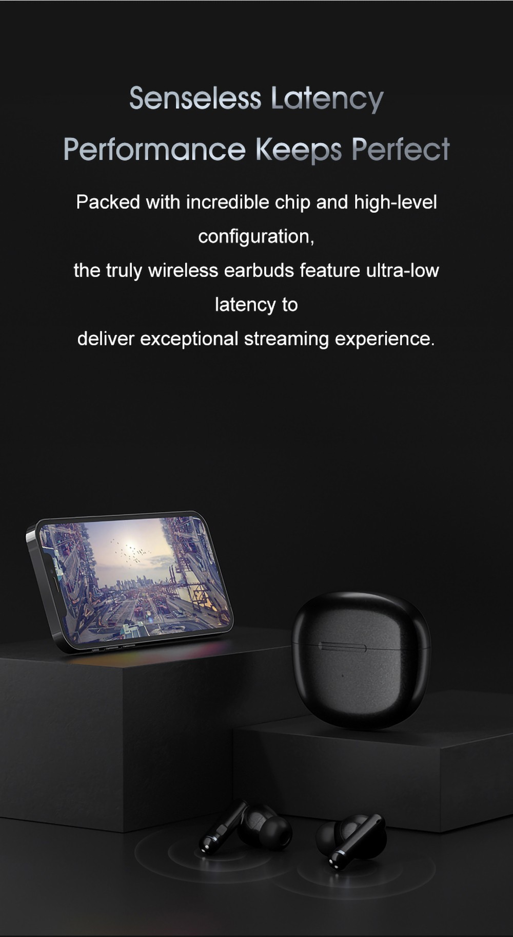 QCY HT03 ANC TWS Earbuds, Bluetooth 5.1