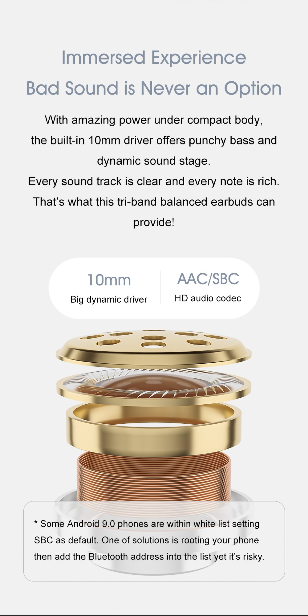 QCY HT03 ANC TWS Earbuds, Bluetooth 5.1