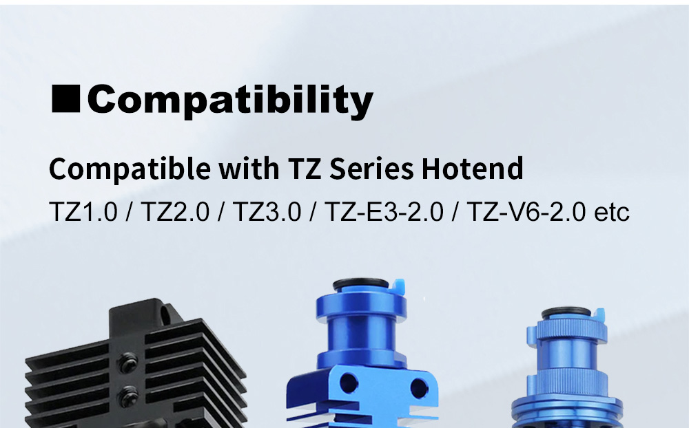 Trianglelab 0.4mm TZ ZSD Diamond Copper Alloy Nozzle, Compatible with TZ1.0/ TZ2.0/ TZ3.0/ TZ-E3-2.0/ TZ-V6-2.0 Hotend