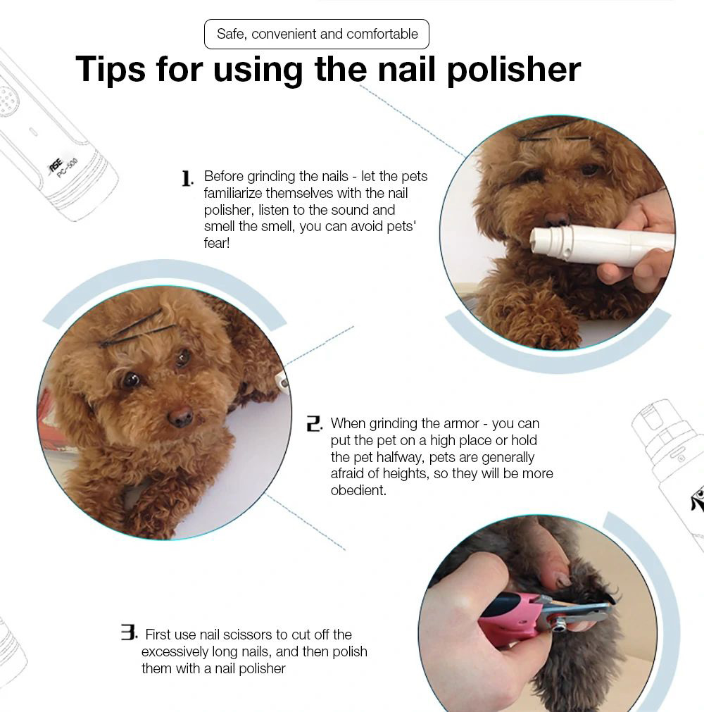 XIAOMI YOUPIN JASE PC-500 Pet Electric Nail Polisher