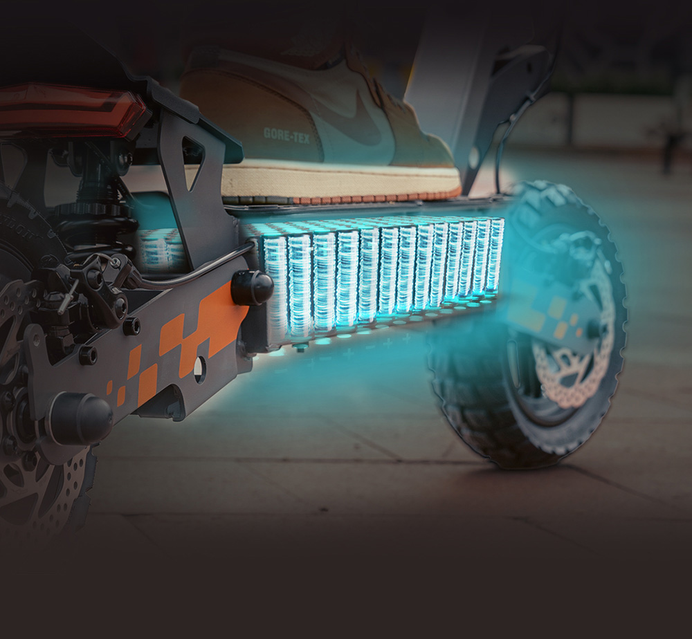 Kukirin G2 Faltbarer E-Scooter, 800W Motor, 48V 15Ah Akku, 10 Zoll Reifen, 45 km/h Höchstgeschwindigkeit, 55 km Reichweite, Touchscreen-Display, Scheibenbremsen vorne und hinten