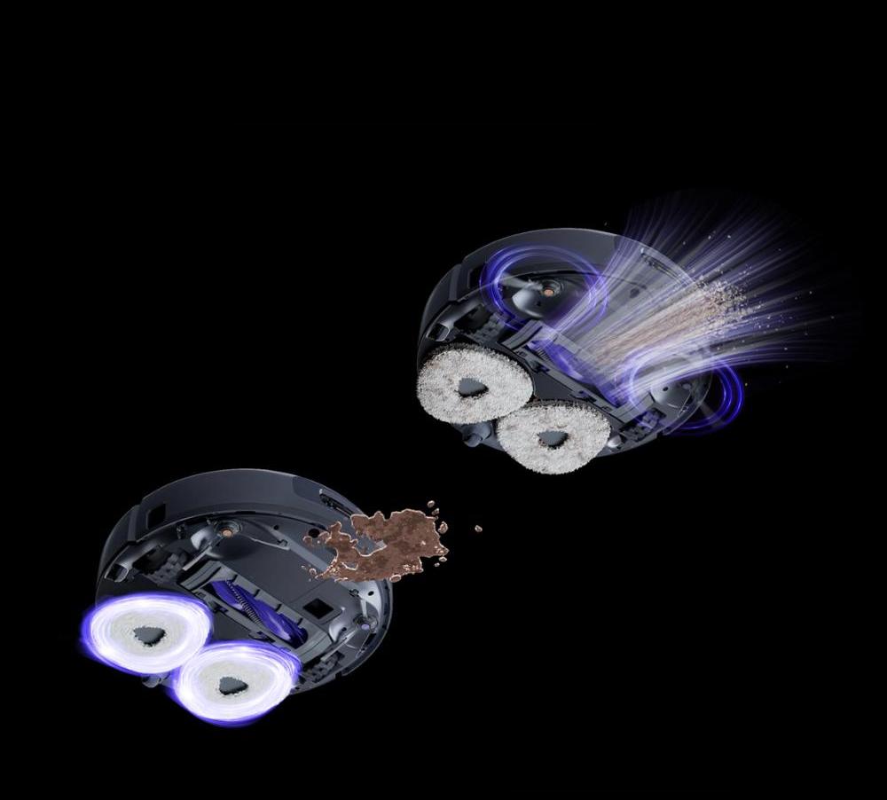 Narwal Freo Z Ultra Saugroboter und Wischmopp mit Basisstation, 12.000 Pa Leistung, Selbstentleerung, Doppelkamera, kein Verheddern, 120 Tage wartungsfrei, Drei-Laser-Hindernisvermeidung, KI-adaptives Waschen und Trocknen mit hei&szlig;em Wasser &ndash; Grau