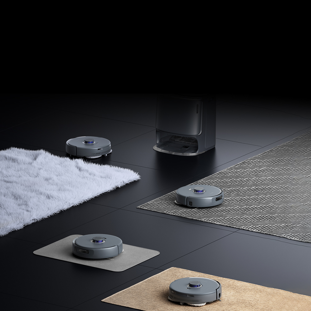 Narwal Freo Z Ultra Saugroboter und Wischmopp mit Basisstation, 12.000 Pa Leistung, Selbstentleerung, Doppelkamera, kein Verheddern, 120 Tage wartungsfrei, Drei-Laser-Hindernisvermeidung, KI-adaptives Waschen und Trocknen mit hei&szlig;em Wasser &ndash; Grau