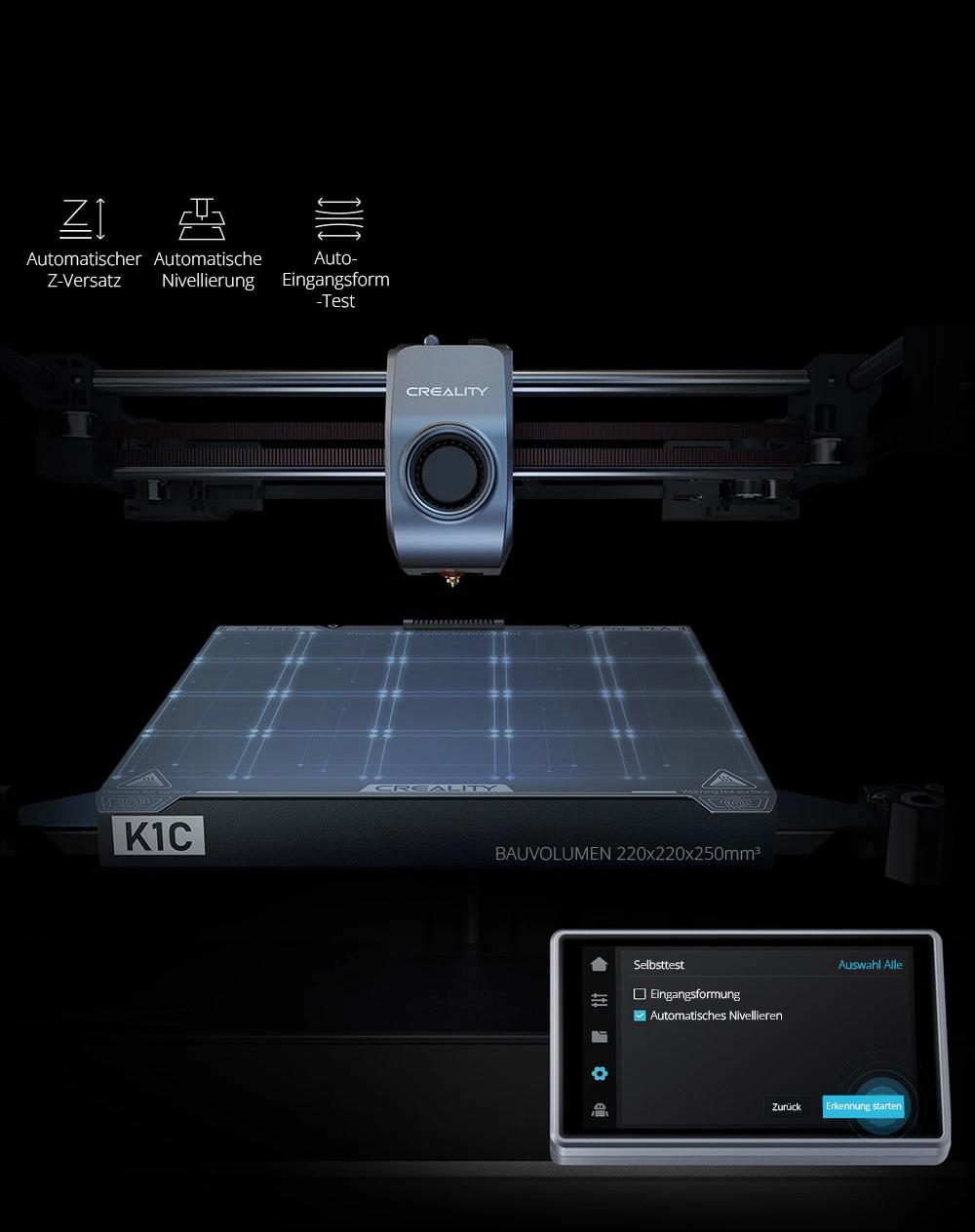 Creality K1C 3D-Drucker + Space Pi + 4kg Hyper PLA-CF Filament