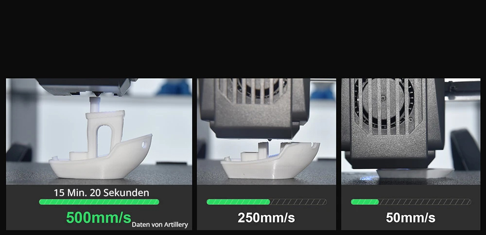 Artillery Sidewinder X4 Pro 3D-Drucker + 10kg Artillery PLA 3D-Druck Filament