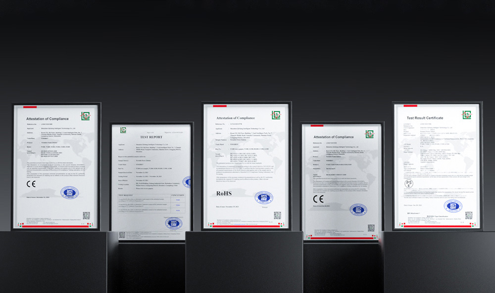 FOSSiBOT F1200 Tragbare Powerstation, 1024 Wh Kapazit&auml;t, 1200 W Nennleistung, 3 LED-Lichtmodi, 7 Ausgangsanschl&uuml;sse, BMS-Schutz, <10 ms Umschaltung, 5-Gang-Eingangsregler, EV-Grade LiFePO4-Akku, 4000+ Zykluszeiten