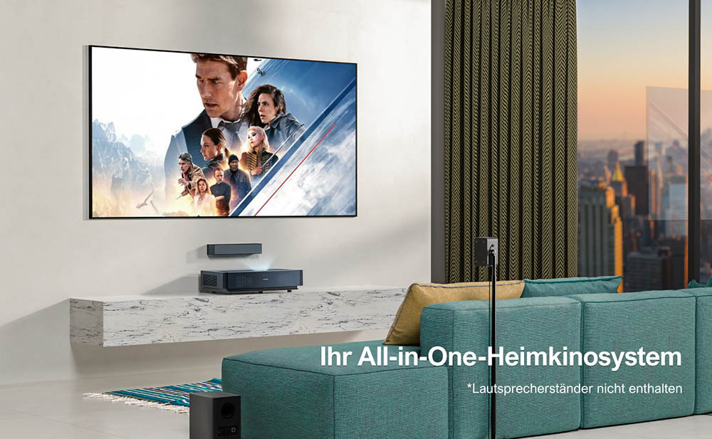 ULTIMEA Poseidon D60 5.1 Soundbar mit Dolby Atmos, 3D Surround Sound System, Soundbar für TV Geräte mit Subwoofer, 2 Rear-Lautsprechern, Soundbar Bluetooth 5.3 mit Einstellbarem Bass