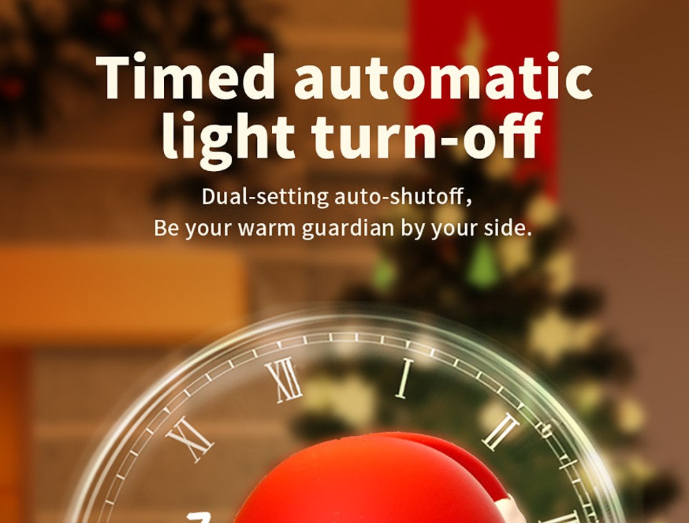 Snowman Pat Pat Light, Three-level White Light, 500mAh Battery, Christmas Gift