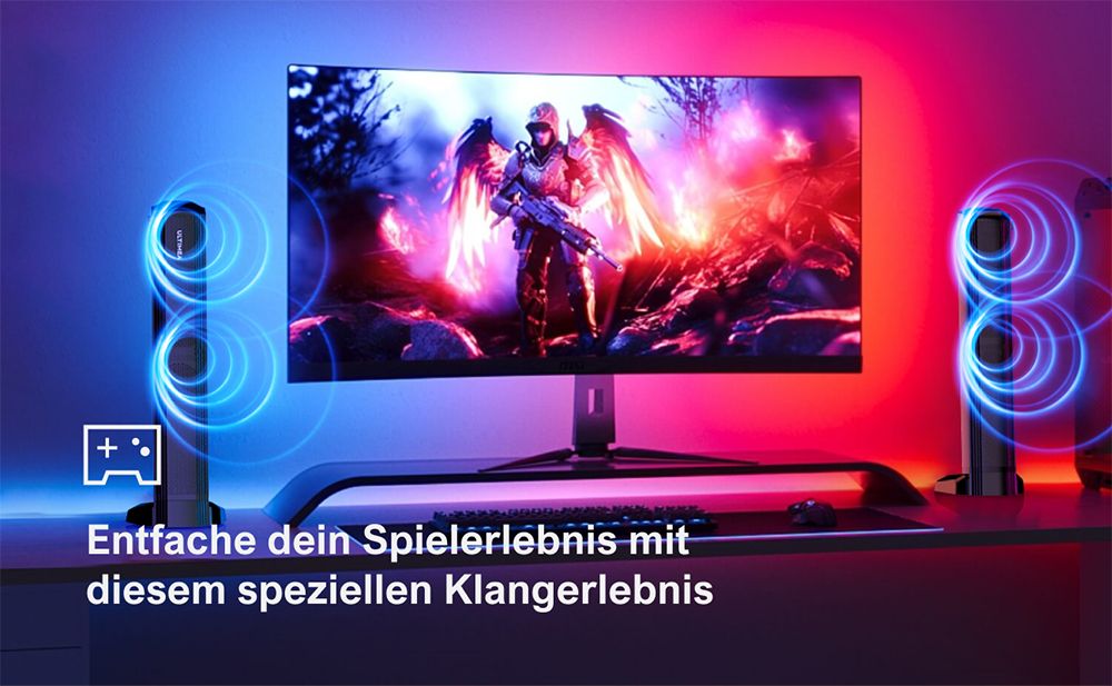ULTIMEA Apollo S60 Abnehmbare Soundbar mit Subwoofer, 4.1 Kanal, Bluetooth 5.3, 3 EQ-Modi, 280 W Spitzenleistung