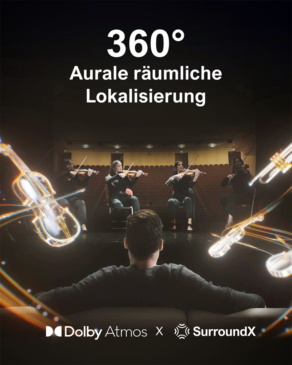ULTIMEA Poseidon D80 7.1-Kanal-Soundbar-Subwoofer-Lautsprecher-Kit, Dolby Atmos, 460 W Spitzenleistung, APP-Steuerung, 10-Band-Equalizer-Einstellungen, 121 voreingestellte EQ-Matrizen, Bluetooth 5.3