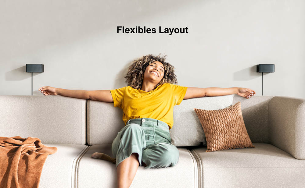 Ultimea Poseidon D70 7.1-Kanal-Soundbar-Subwoofer-Lautsprecher-Kit, 10-Band-Equalizer, 121 voreingestellte EQ-Matrizen, BassMX-Technologie, intelligente APP-Steuerung