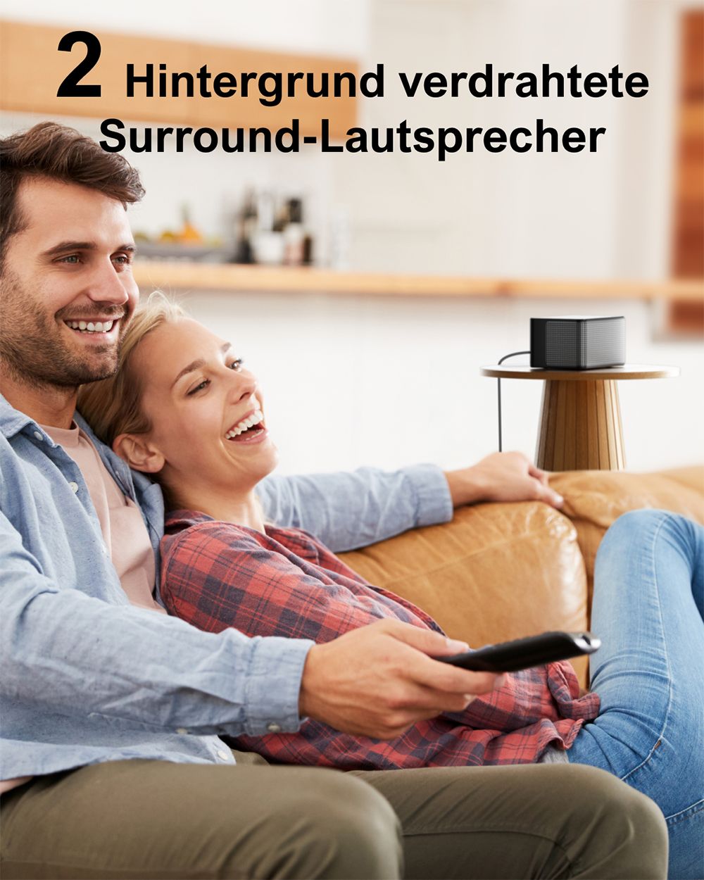 ULTIMEA Poseidon D80 7.1-Kanal-Soundbar-Subwoofer-Lautsprecher-Kit, Dolby Atmos, 460 W Spitzenleistung, APP-Steuerung, 10-Band-Equalizer-Einstellungen, 121 voreingestellte EQ-Matrizen, Bluetooth 5.3