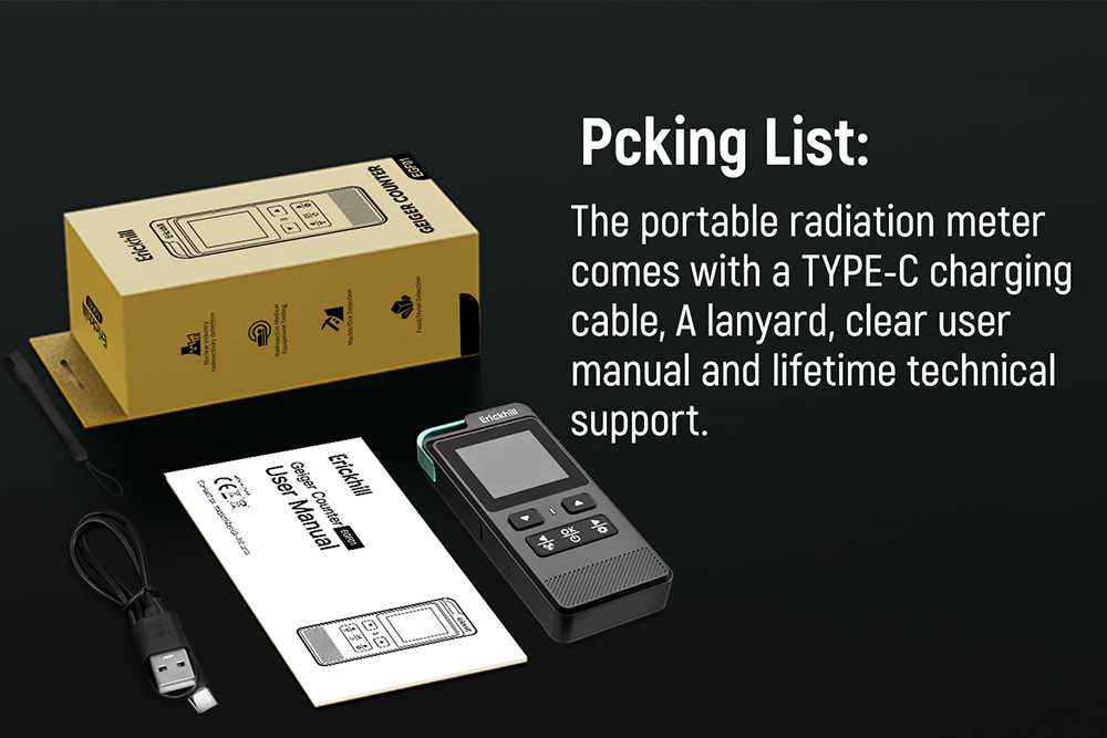 ERICKHILL EGF01 Nuclear Radiation Detector