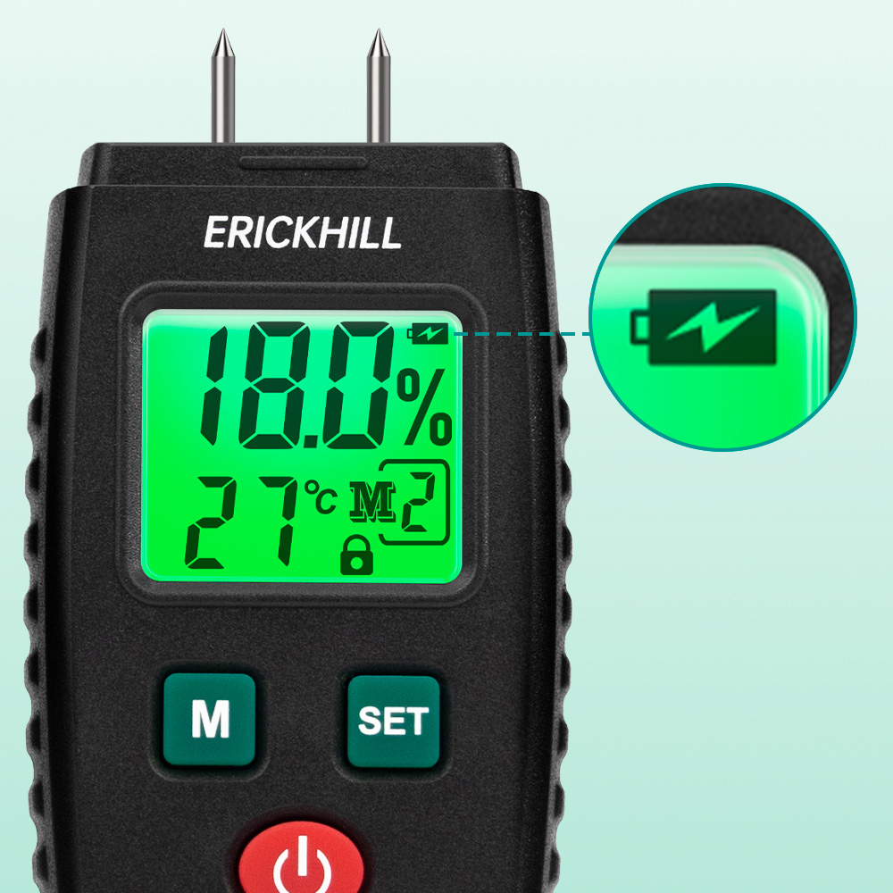 ERICKHILL EWM03 Meter vlhkosti dreva