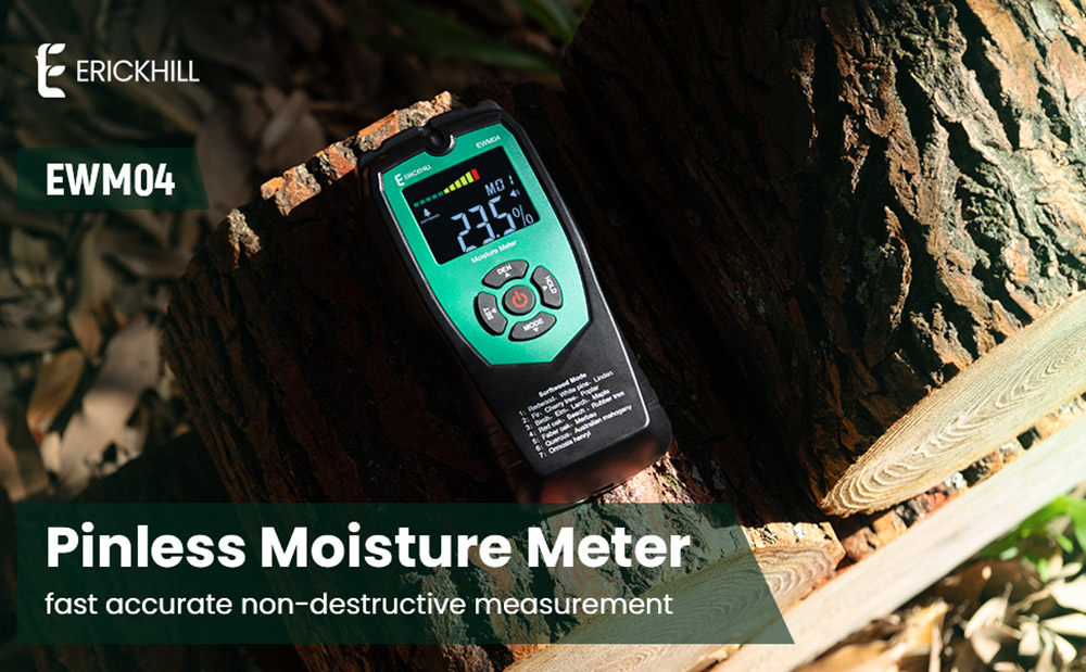 ERICKHILL EWM04 Pinless Wood Moisture Meter