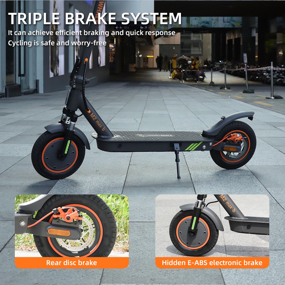 HONEYWHALE M2 MAX-B Elektroroller mit Sitz, 350 W Motor, 36 V 10 Ah Akku, 10 Zoll Reifen, 32 km/h H&ouml;chstgeschwindigkeit, 32 km Reichweite, Scheibenbremse