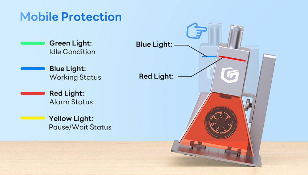 LONGER Nano 6W prenosný laserový gravírovač, diódové lasery s FAC, ultrarýchla rýchlosť 5000 mm/s, 0.05mm presnosť, LightBurn & LaserGRBL & LaserBurn, 6mm rezanie dreva, 100*100mm