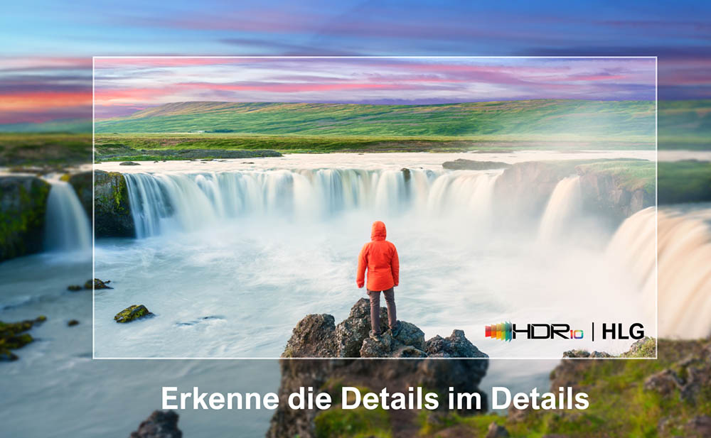 [Netflix 1080P] Ultimea Poseidon E40 Beamer, 1000 ANSI Lumen, Android TV 11.0, 4K-Dekodierung, Native 1080P, Dolby Audio, 6D Trapezkorrektur, Autofokus, 2 x 10W Lautsprecher, WiFi 6, Bluetooth 5.3