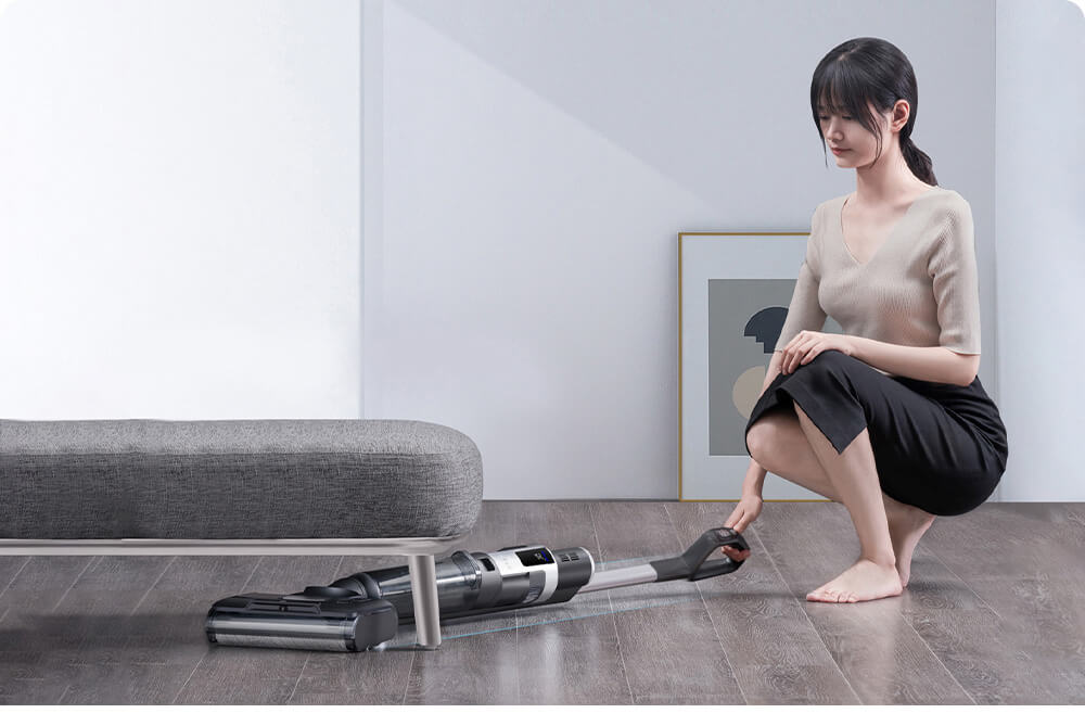 JIMMY HW9 Kabelloser Nass- und Trockensauger, selbstreinigend, 400 ml Schmutzwassertank, wasserdicht, b&uuml;rstenlos, LED-Display