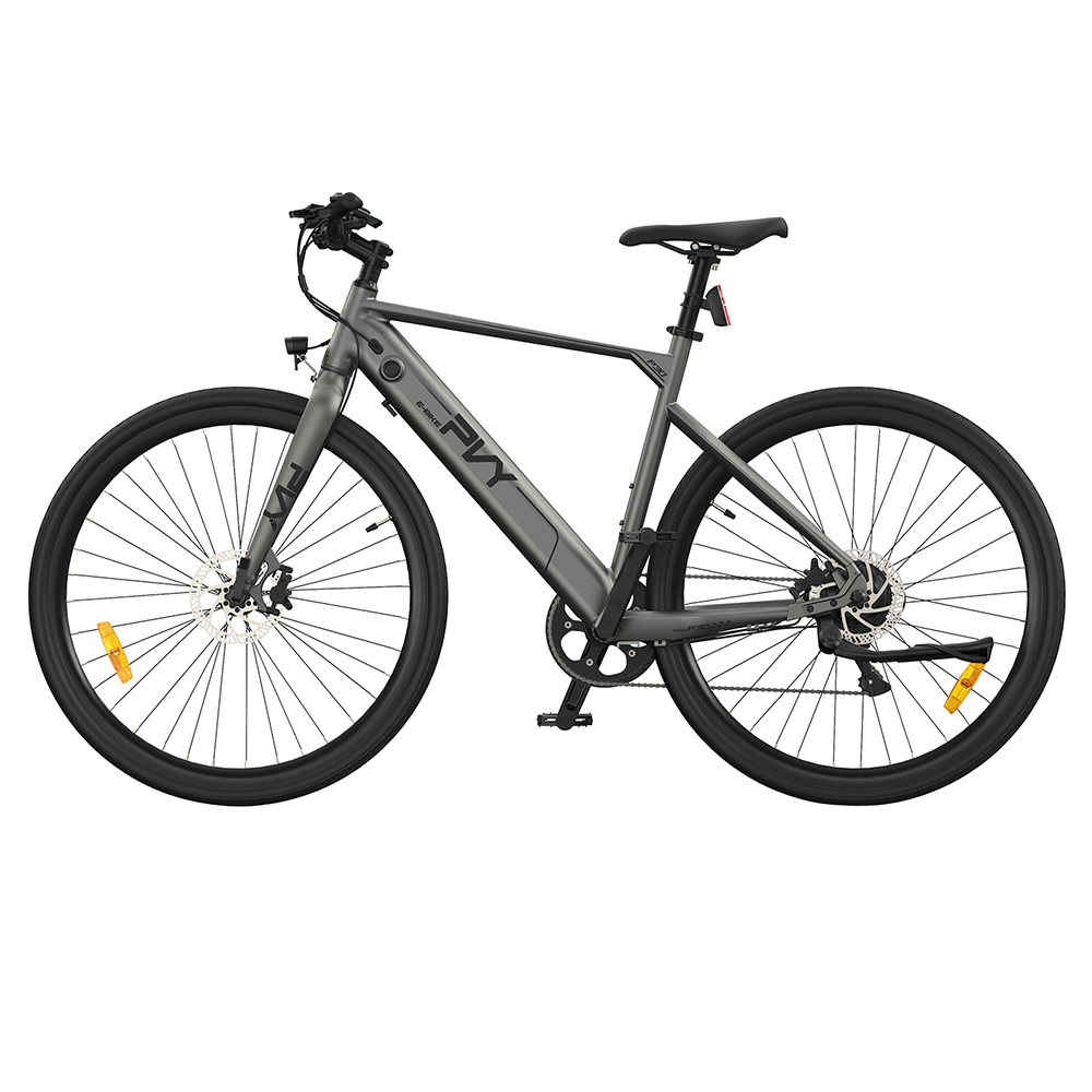 PVY P30 Elektrobicykel 27,5*2,1-palcové pneumatiky 500W motor 50N.M senzor krútiaceho momentu 36V 13.5Ah batéria 100km maximálny dojazd Hydraulické kotúčové brzdy SHIMANO 9-rýchlostné Hliníková zliatina IP66 Vodotesné - sivé