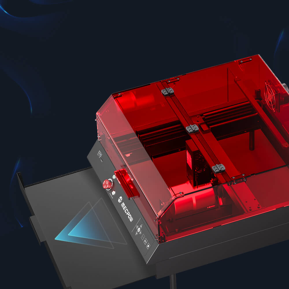 Mecpow X4 Pro 22W FDA Klasse 1 Lasergravierer + Drehwalze + Lasertisch