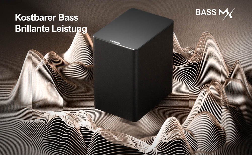 ULTIMEA Poseidon D60 5.1 Soundbar mit Dolby Atmos, 3D Surround Sound System, Soundbar für TV Geräte mit Subwoofer, 2 Rear-Lautsprechern, Soundbar Bluetooth 5.3 mit Einstellbarem Bass