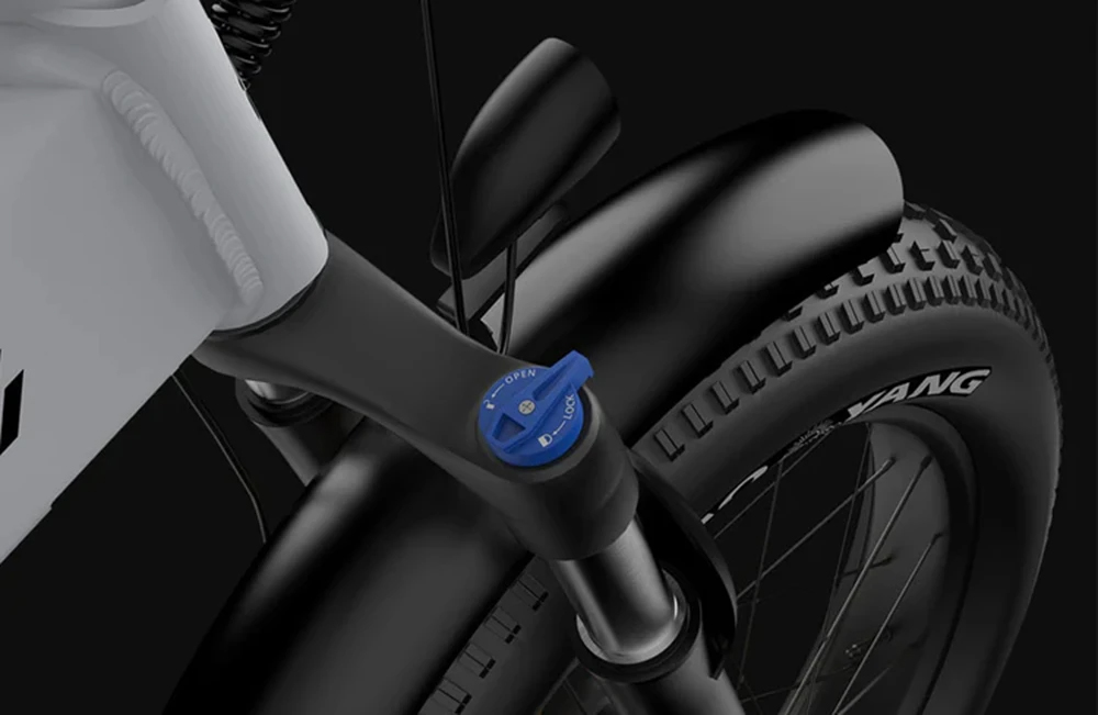 PVY Z20 Plus Faltbares E-Bike, 20 x 4,0 Zoll dicke Reifen, 1000-W-Motor, 50 km/h Geschwindigkeit, 16,5-Ah-Akku, 50&ndash;80 km Reichweite, 150 kg Tragkraft &ndash; Khaki
